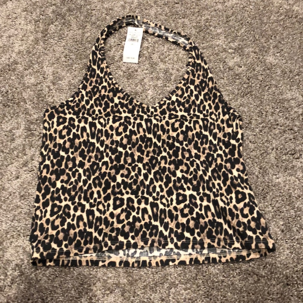 Never worn cheetah top